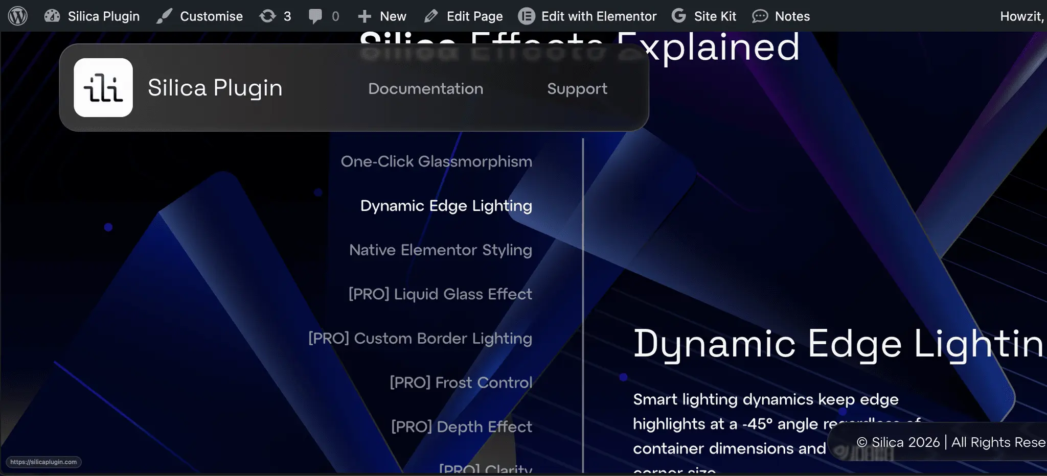 Screenshot 3 of Silica Plugin