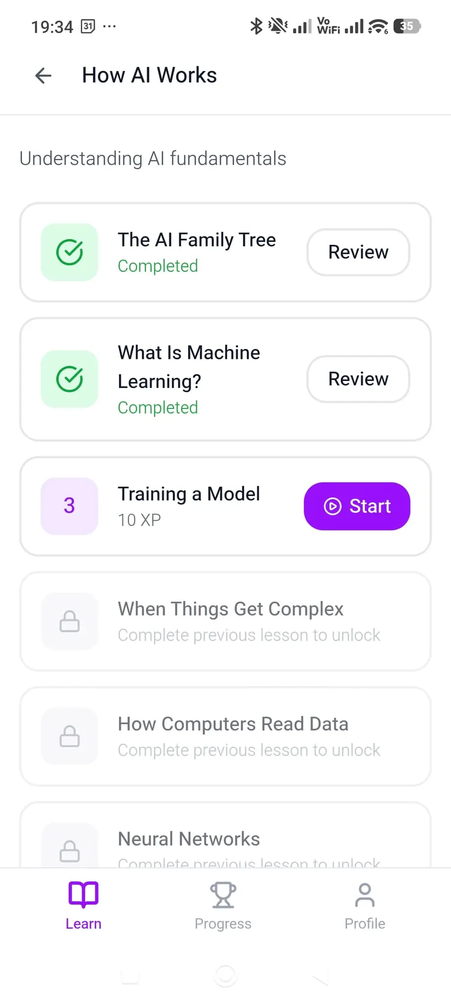 Screenshot 2 of Spaiky - Learn AI the Fun Way