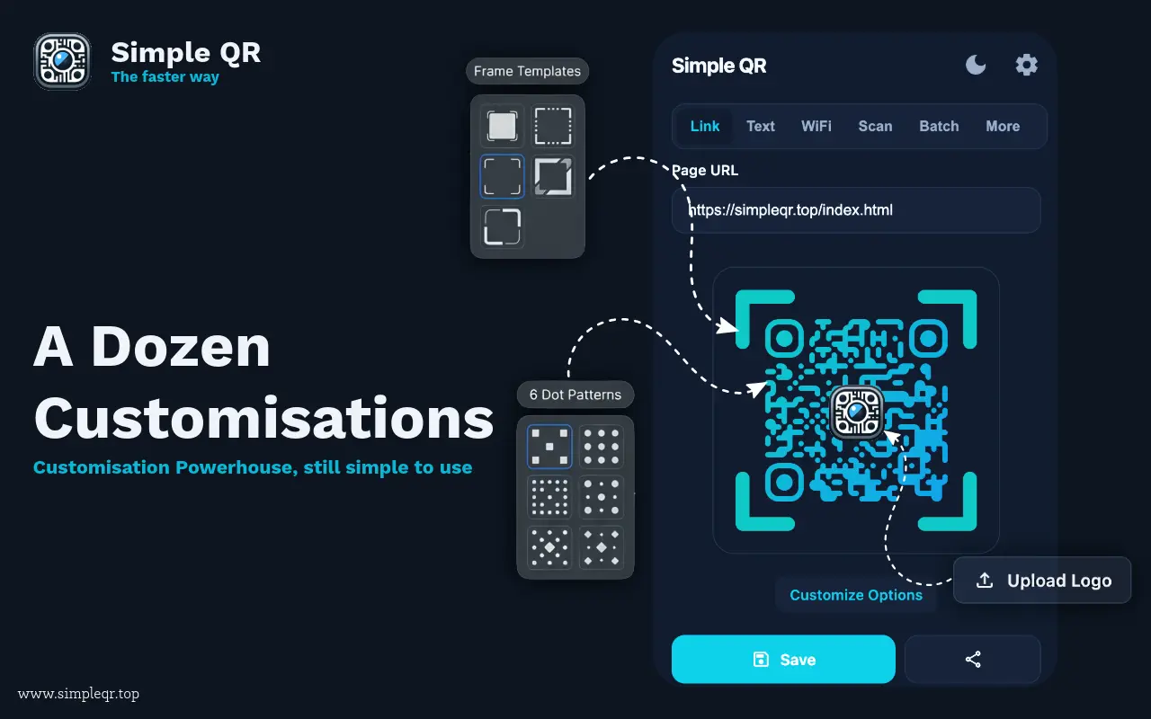 Screenshot 2 of Simple QR Code Generator
