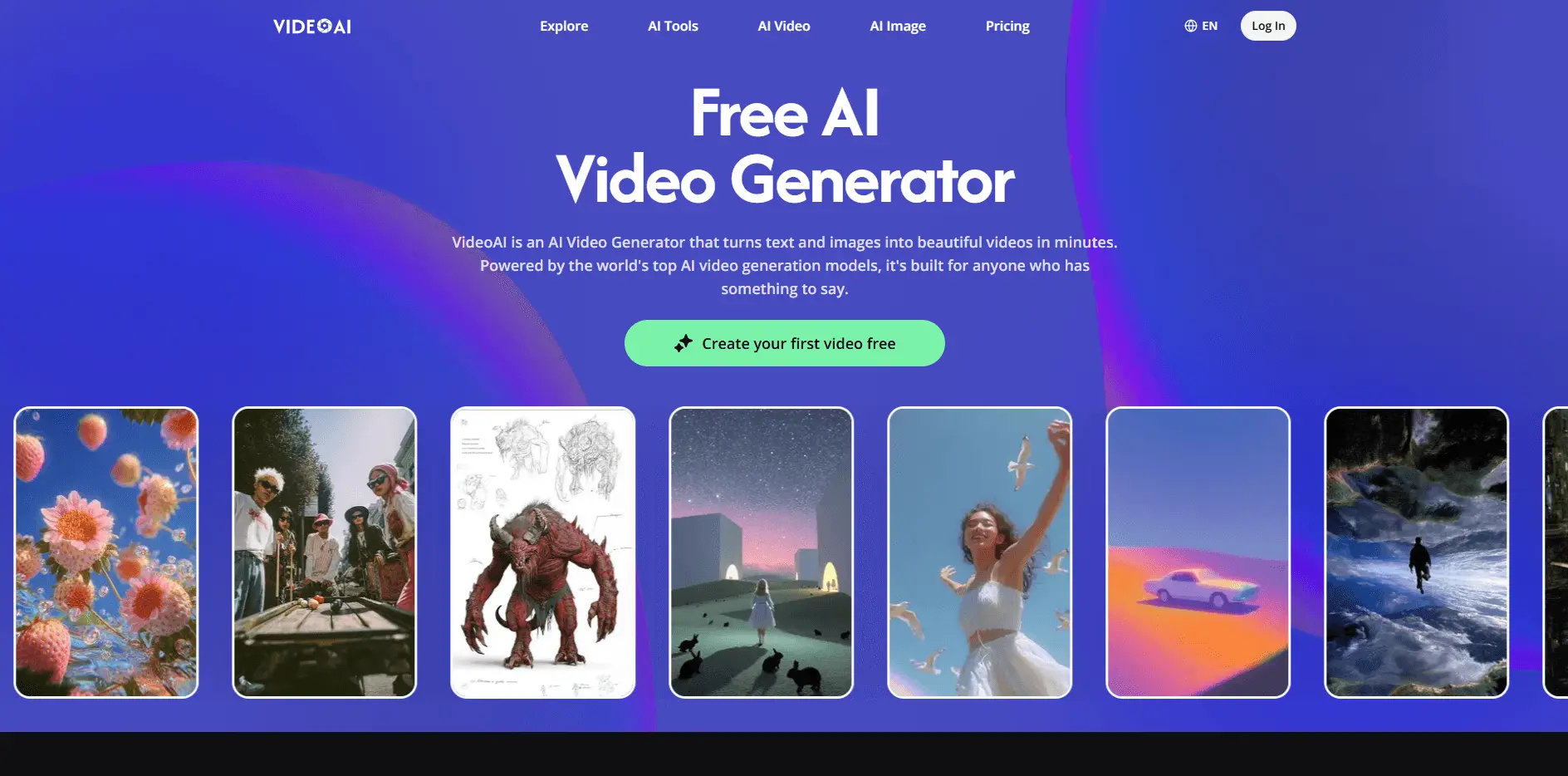 Screenshot 1 of VideoAI