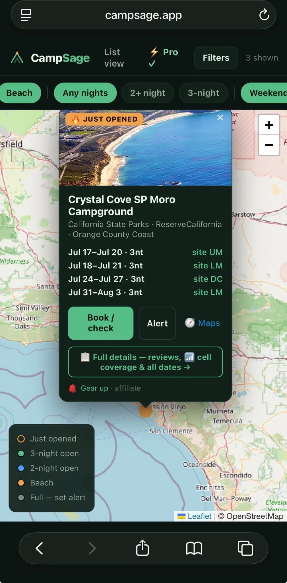 Screenshot 1 of CampSage