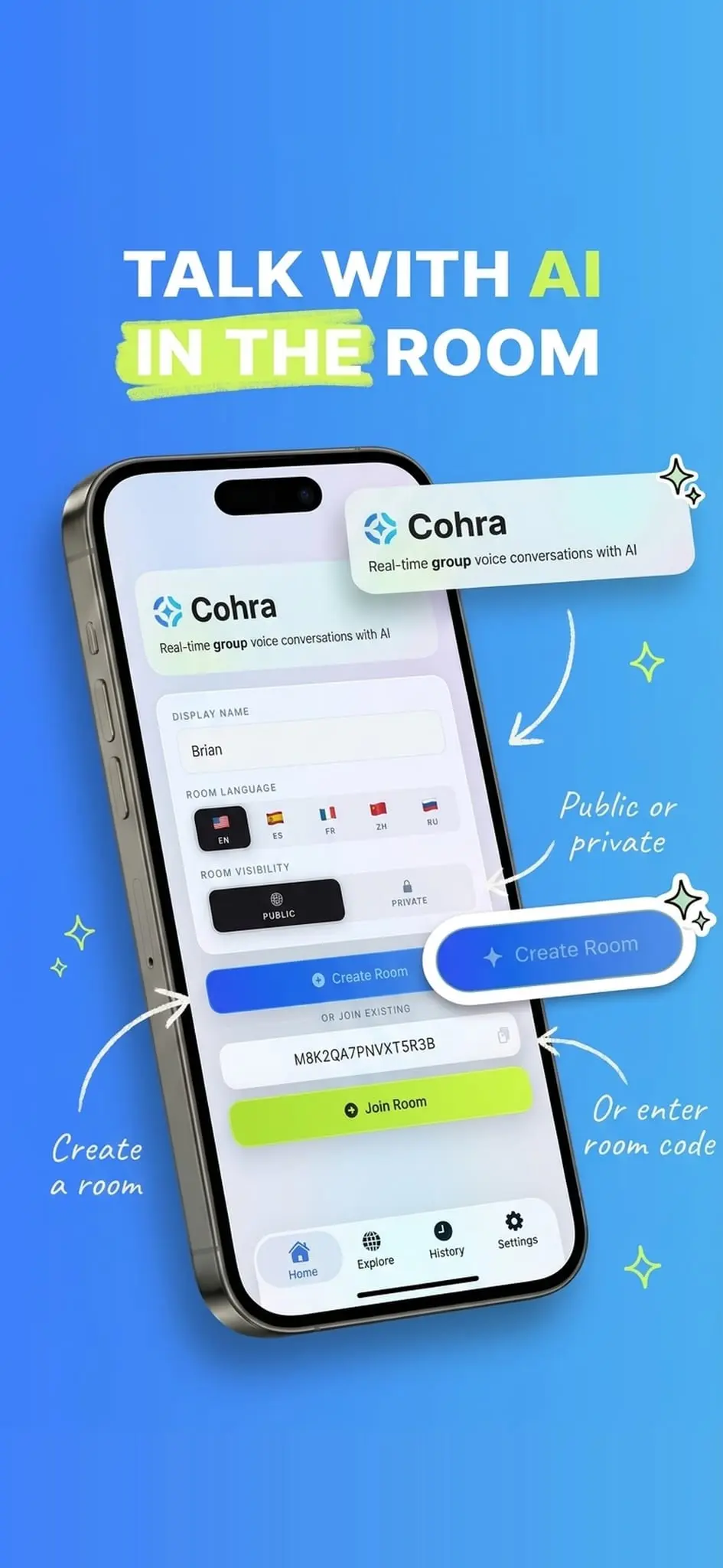 Screenshot 2 of Cohra – AI for Real Group Conversations