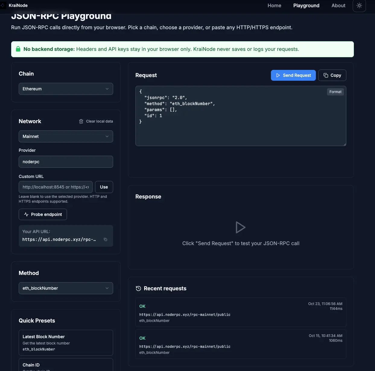 Screenshot 1 of krainode