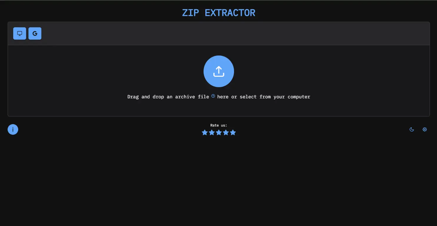 Screenshot 1 of Zip Extractor