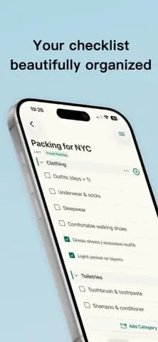 Screenshot 1 of Wholistic: recurring checklist