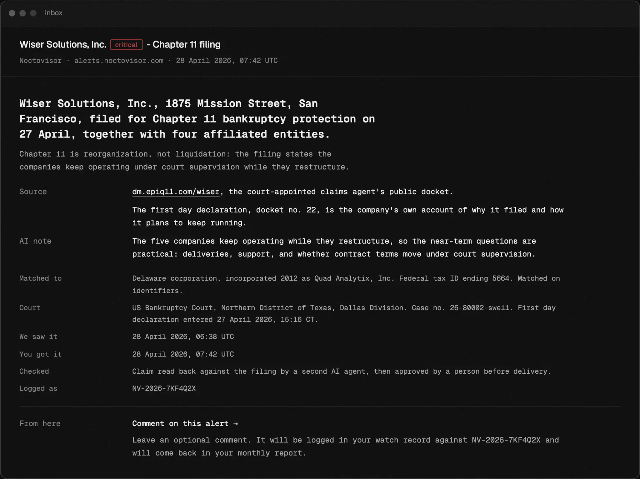 Screenshot 2 of Noctovisor