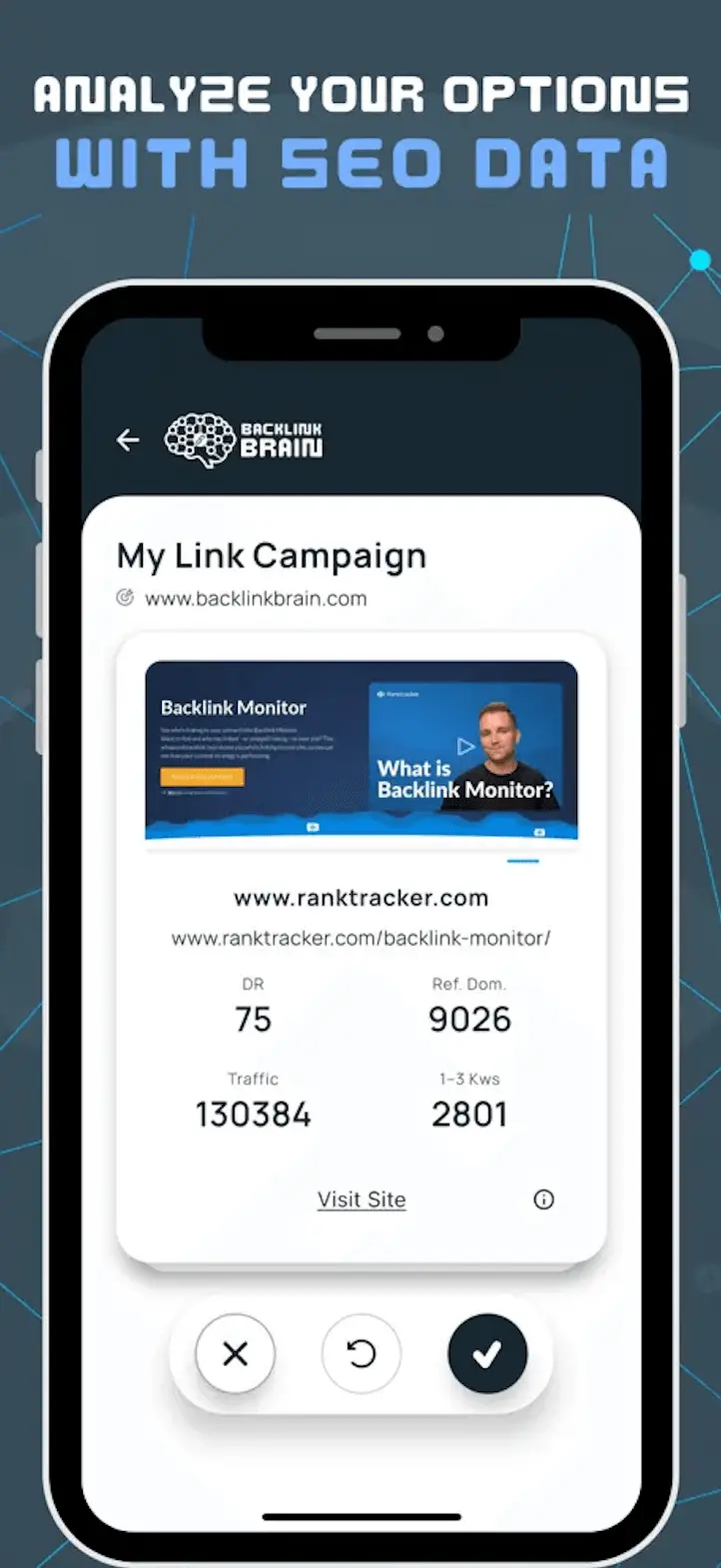 Screenshot 3 of Backlink Brain
