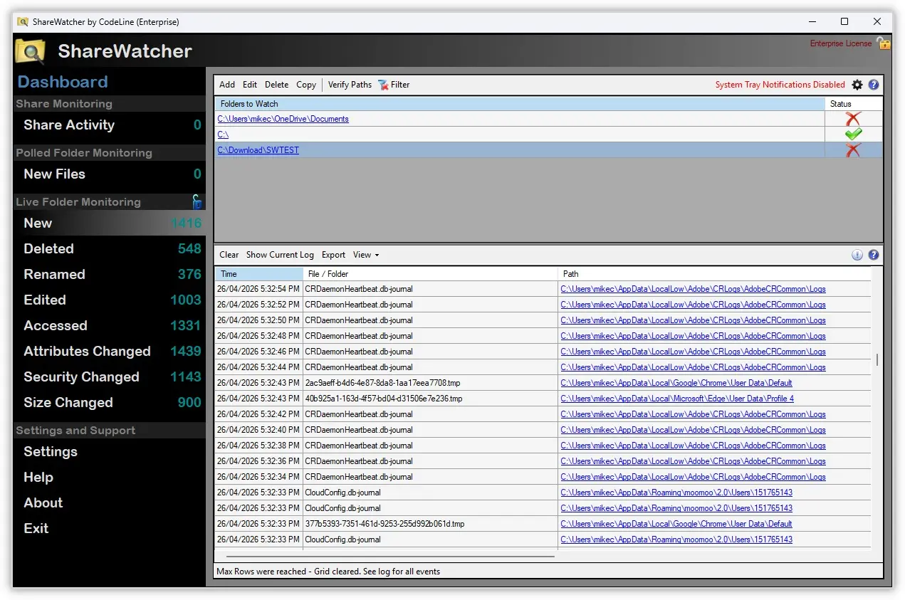 Screenshot 3 of ShareWatcher
