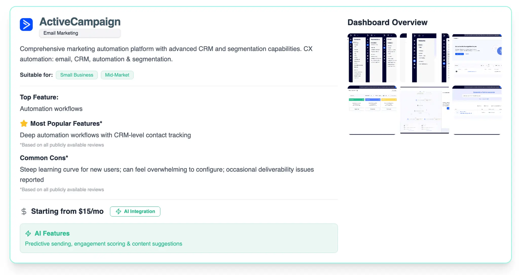 Screenshot 7 of Martech Overview