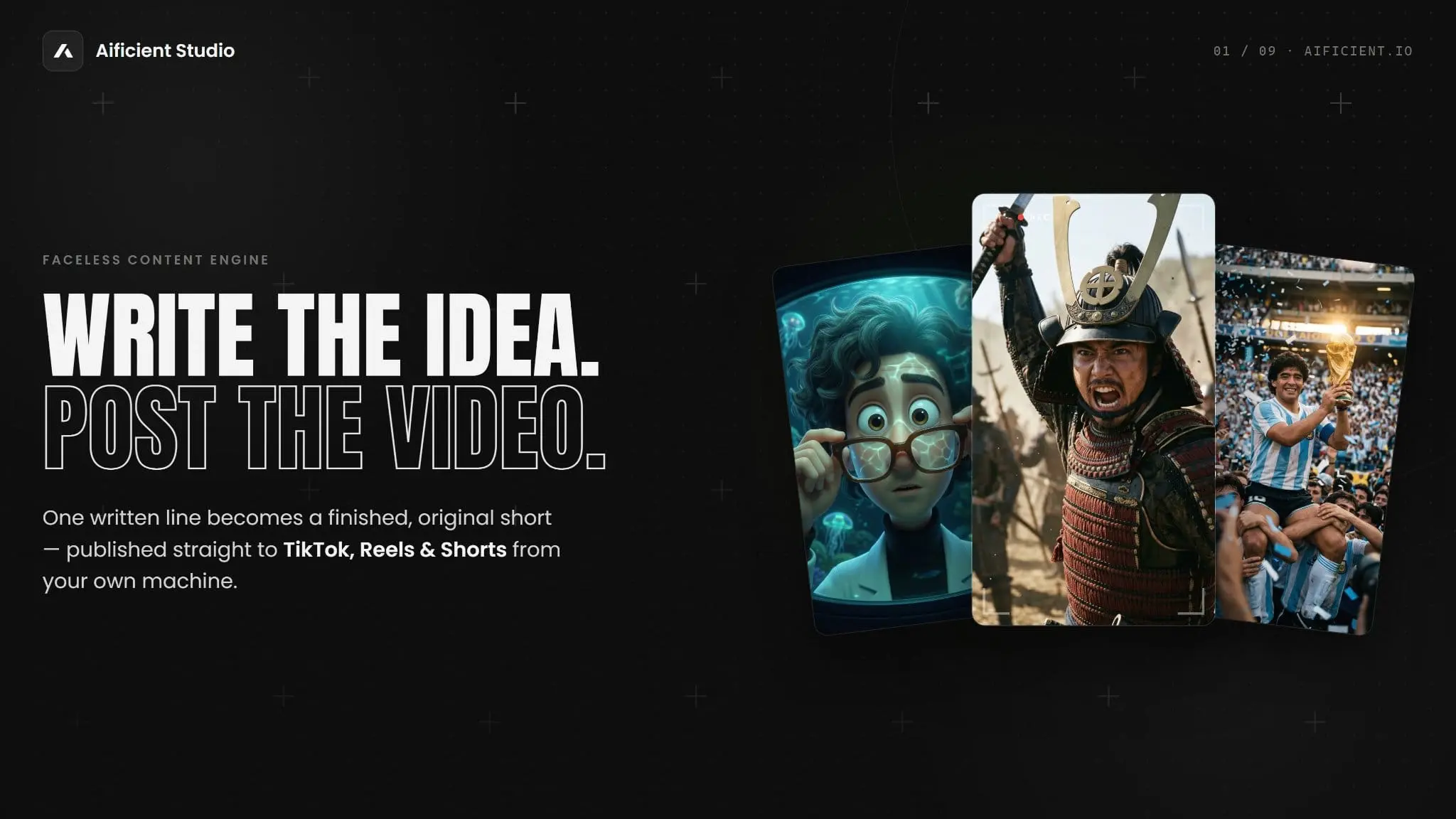 Screenshot 1 of Aificient Studio