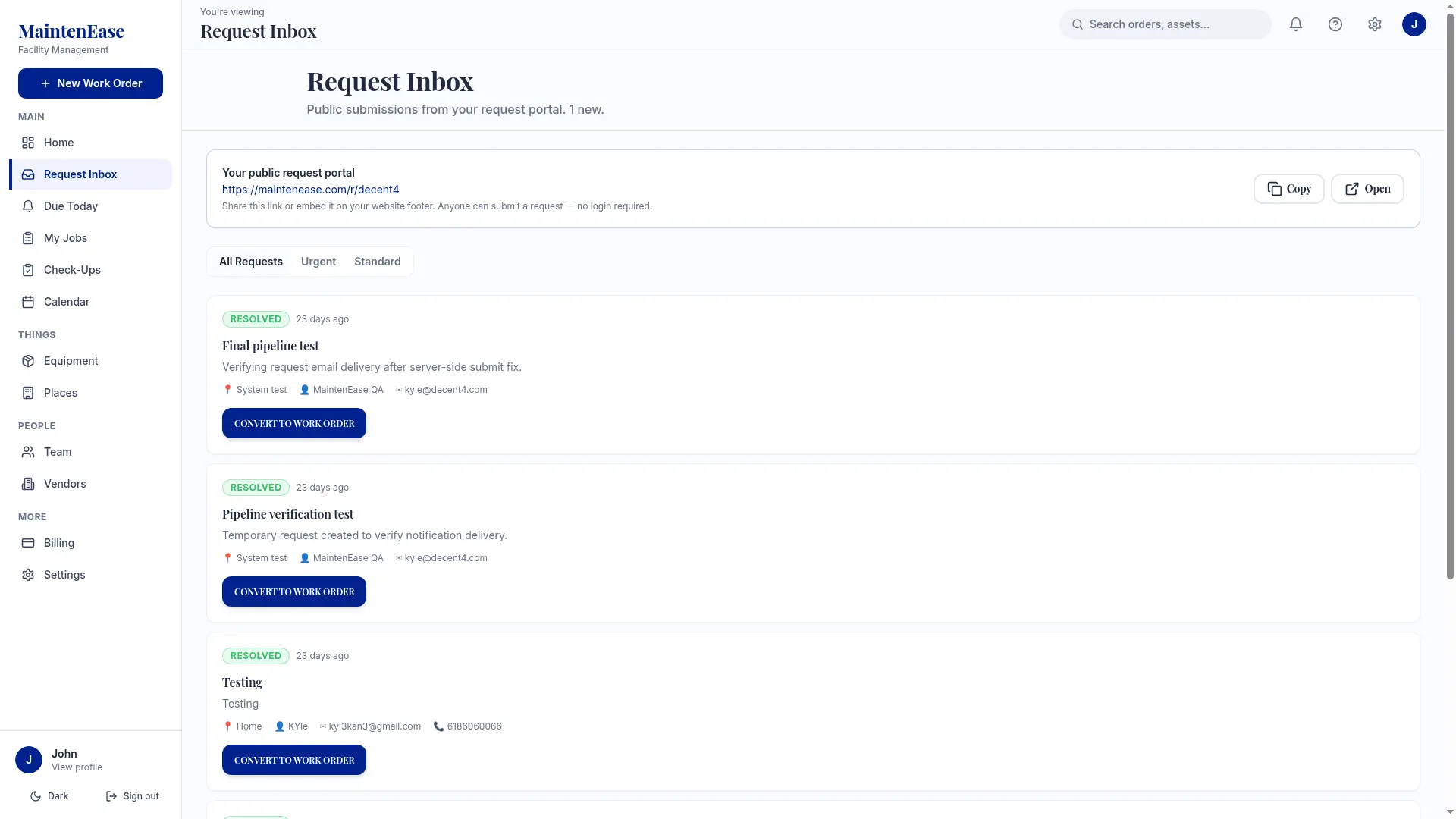 Screenshot 3 of MaintenEase