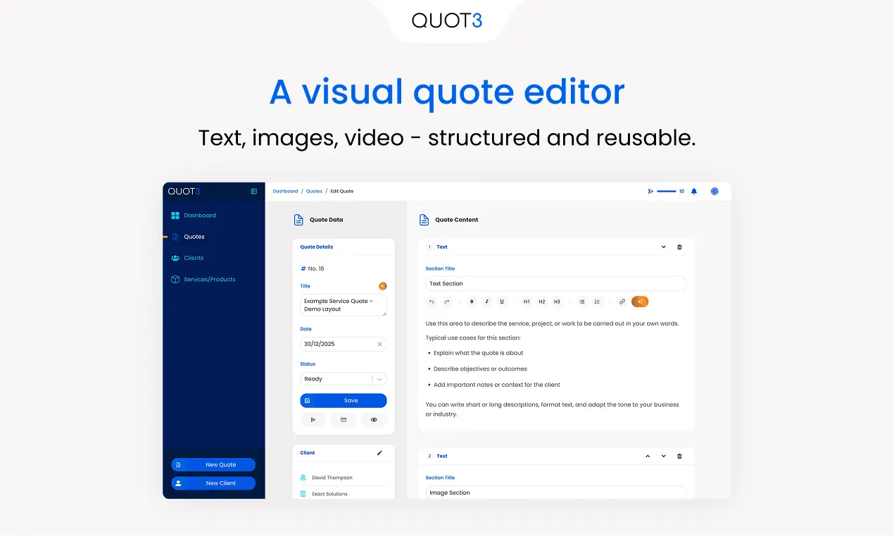 Screenshot 1 of Quot3