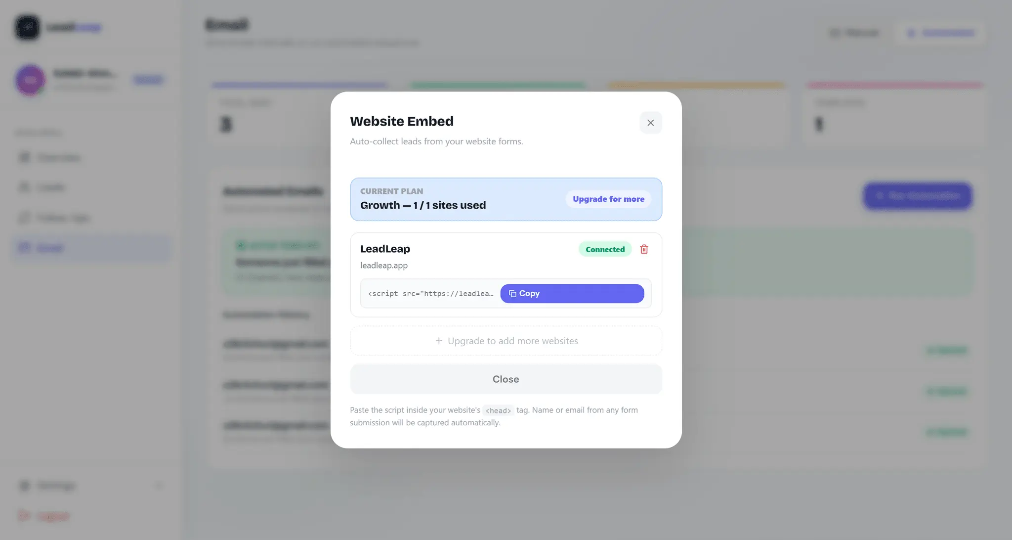 Screenshot 3 of LeadLeap