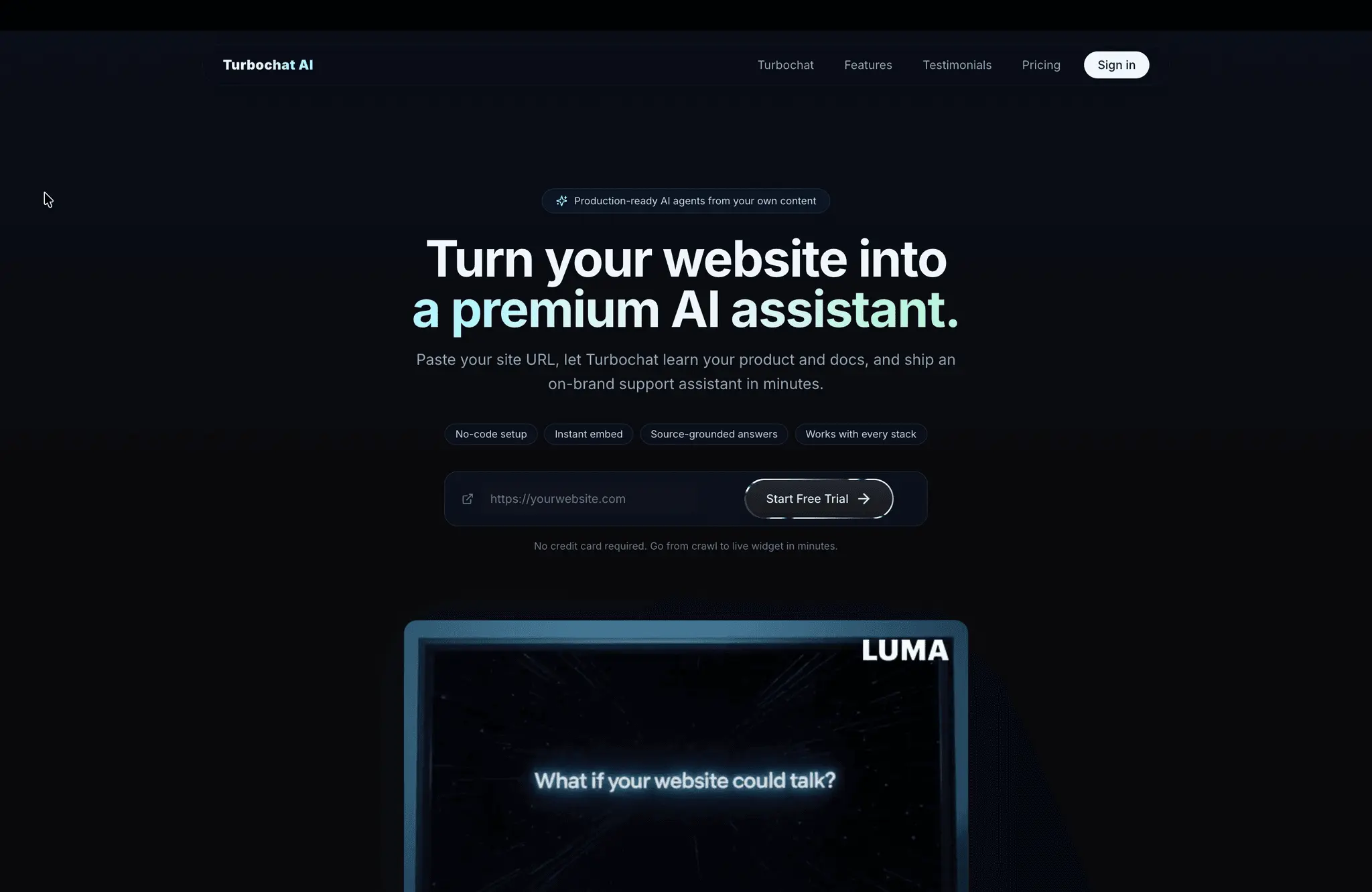 Screenshot 1 of Turbochat AI