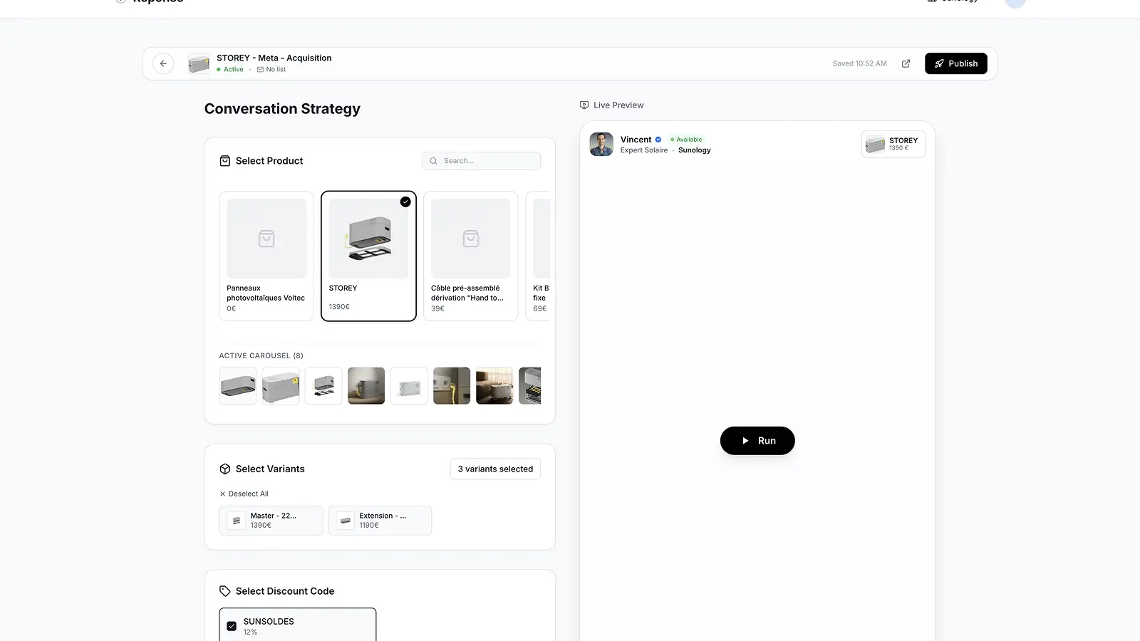 Screenshot 2 of Reponse.ai