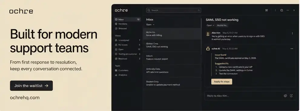 Screenshot 5 of Ochre Helpdesk - No more Zendesk tax 