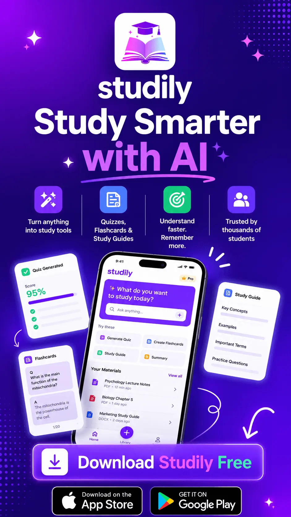 Screenshot 4 of Studily: AI Study App