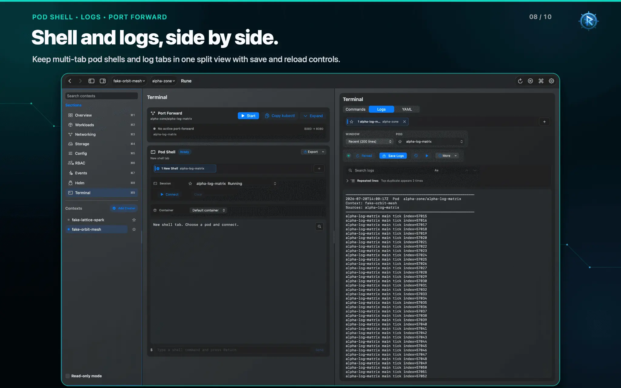 Screenshot 8 of Rune Kubernetes Client