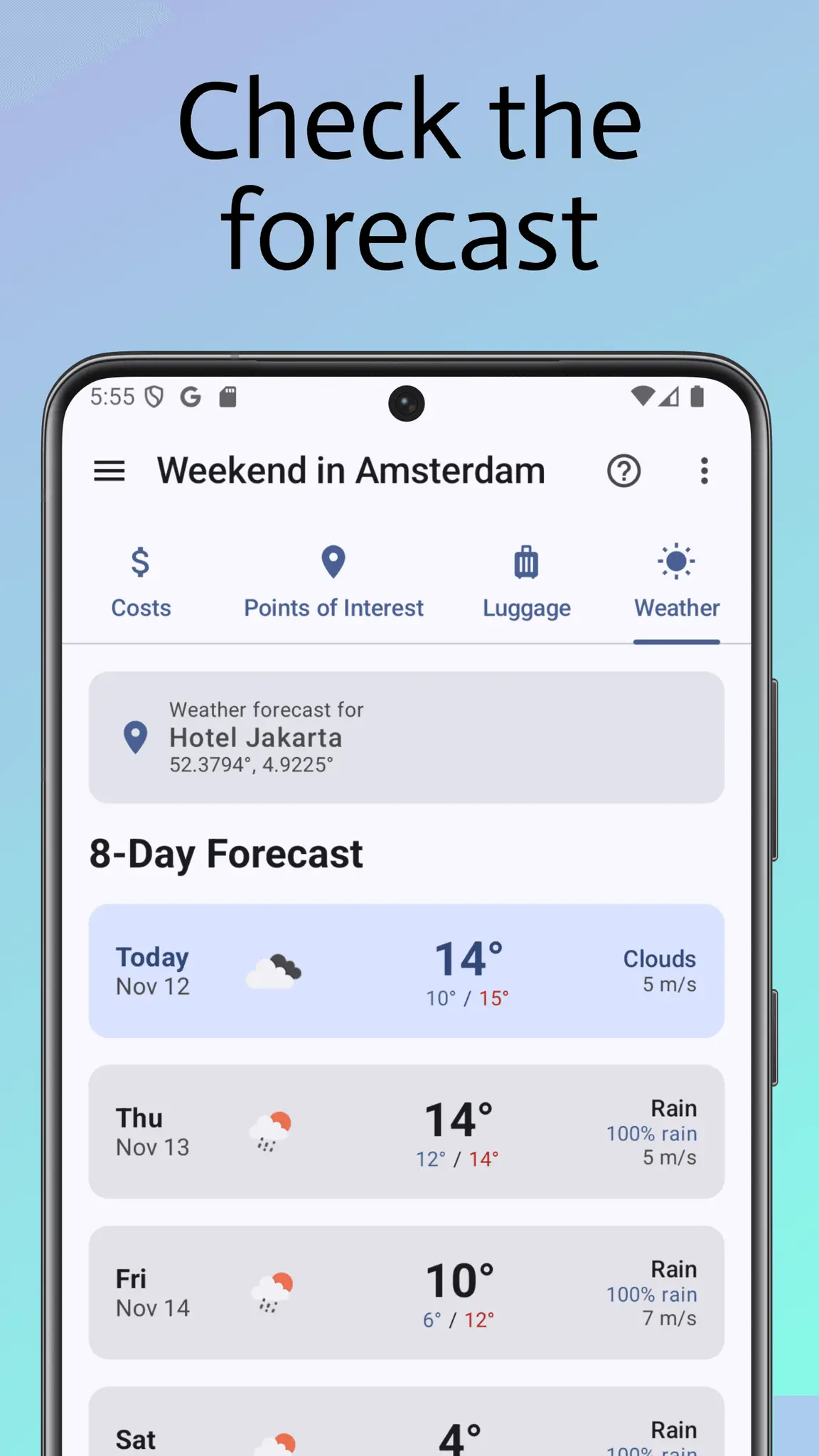 Screenshot 8 of Trabista - Travel Planning simply secure