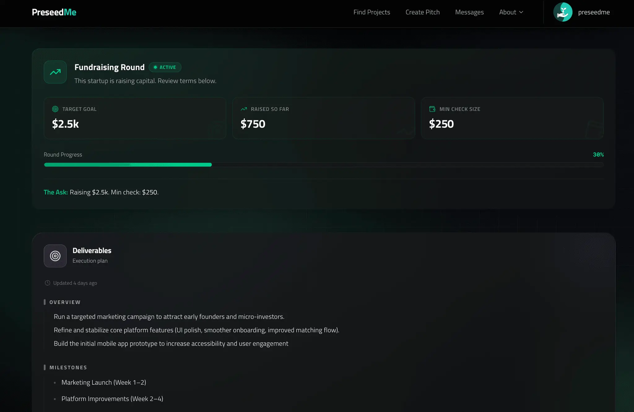 Screenshot 2 of PreseedMe
