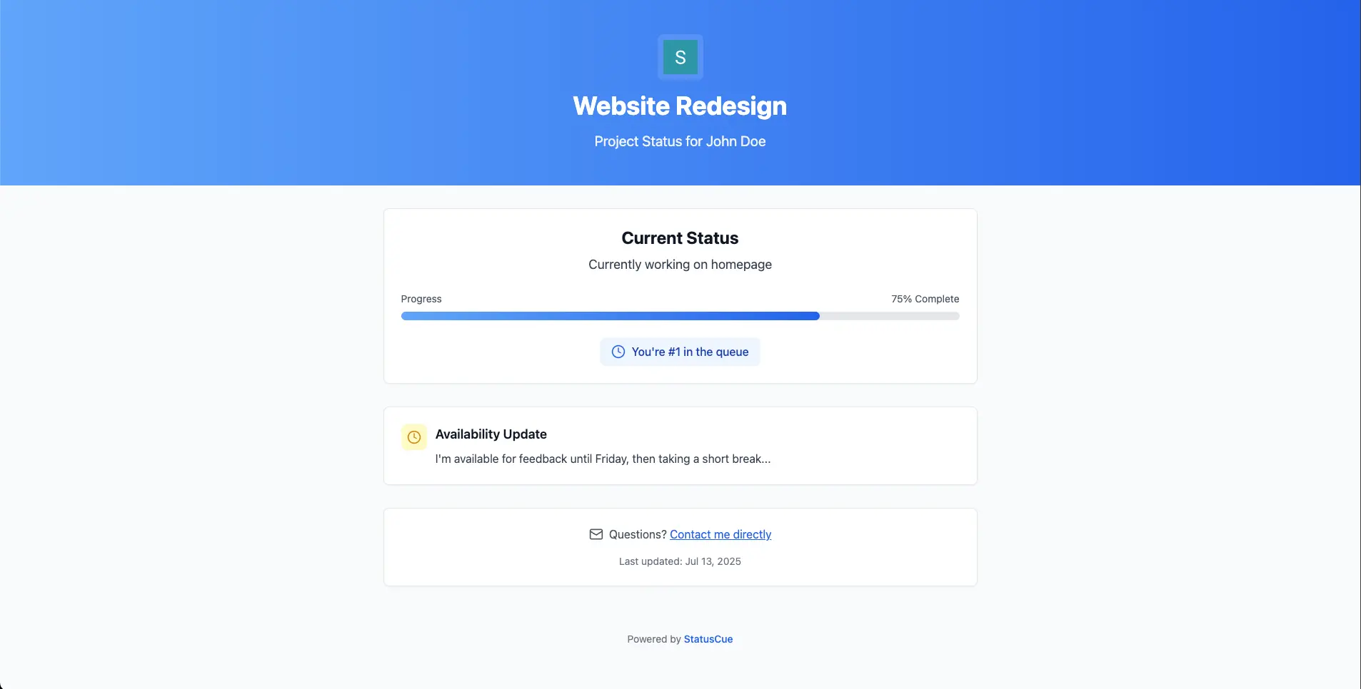 Screenshot 4 of StatusCue