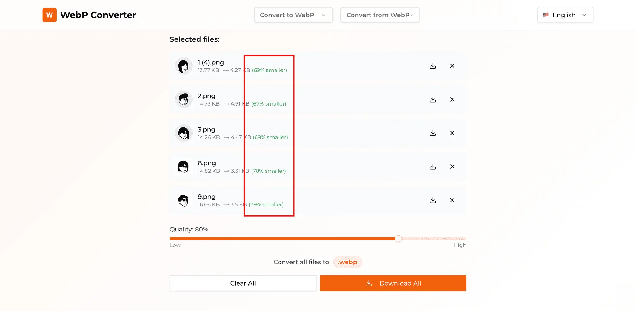 Screenshot 3 of Webp Converter