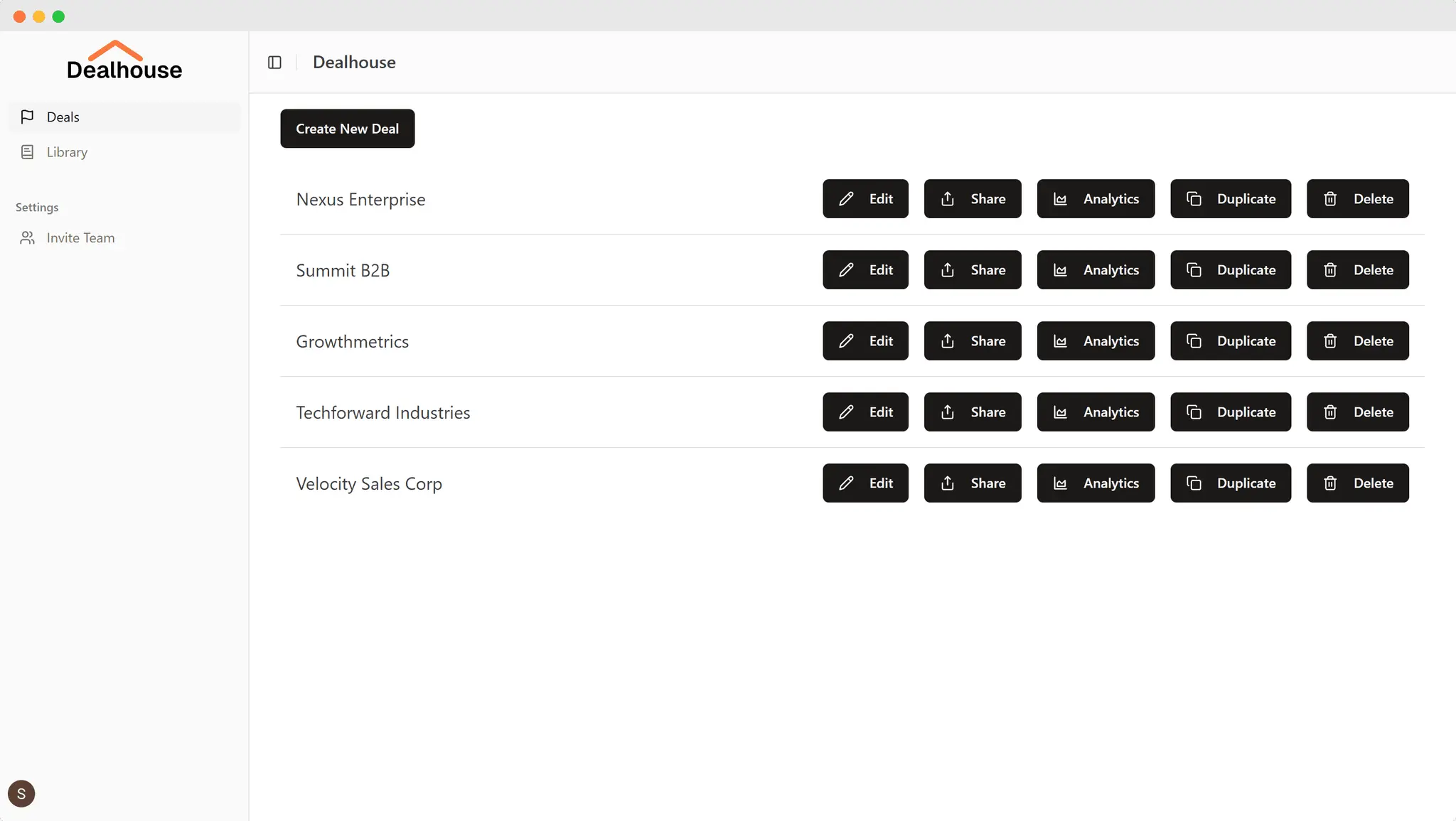 Screenshot 1 of Dealhouse