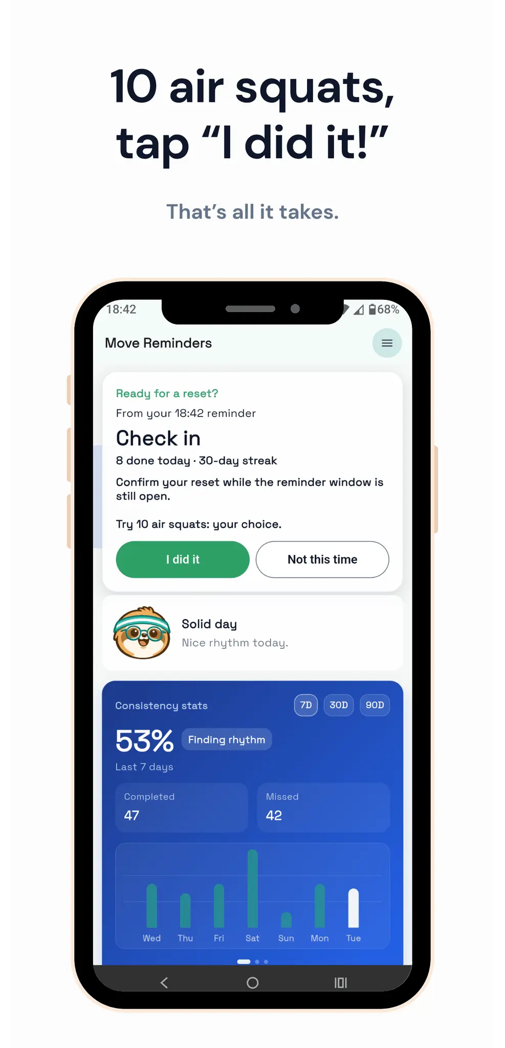 Screenshot 2 of Move Reminders