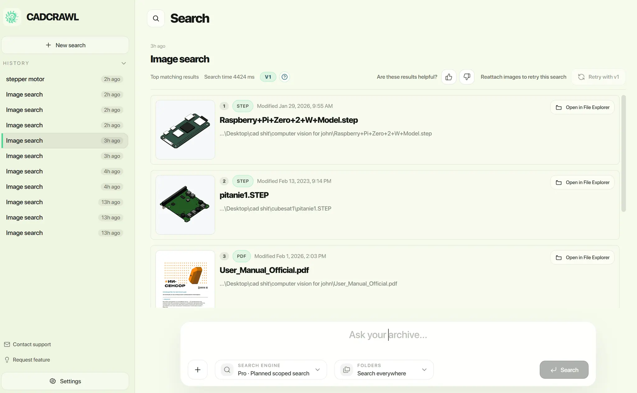 Screenshot 4 of CADCrawl