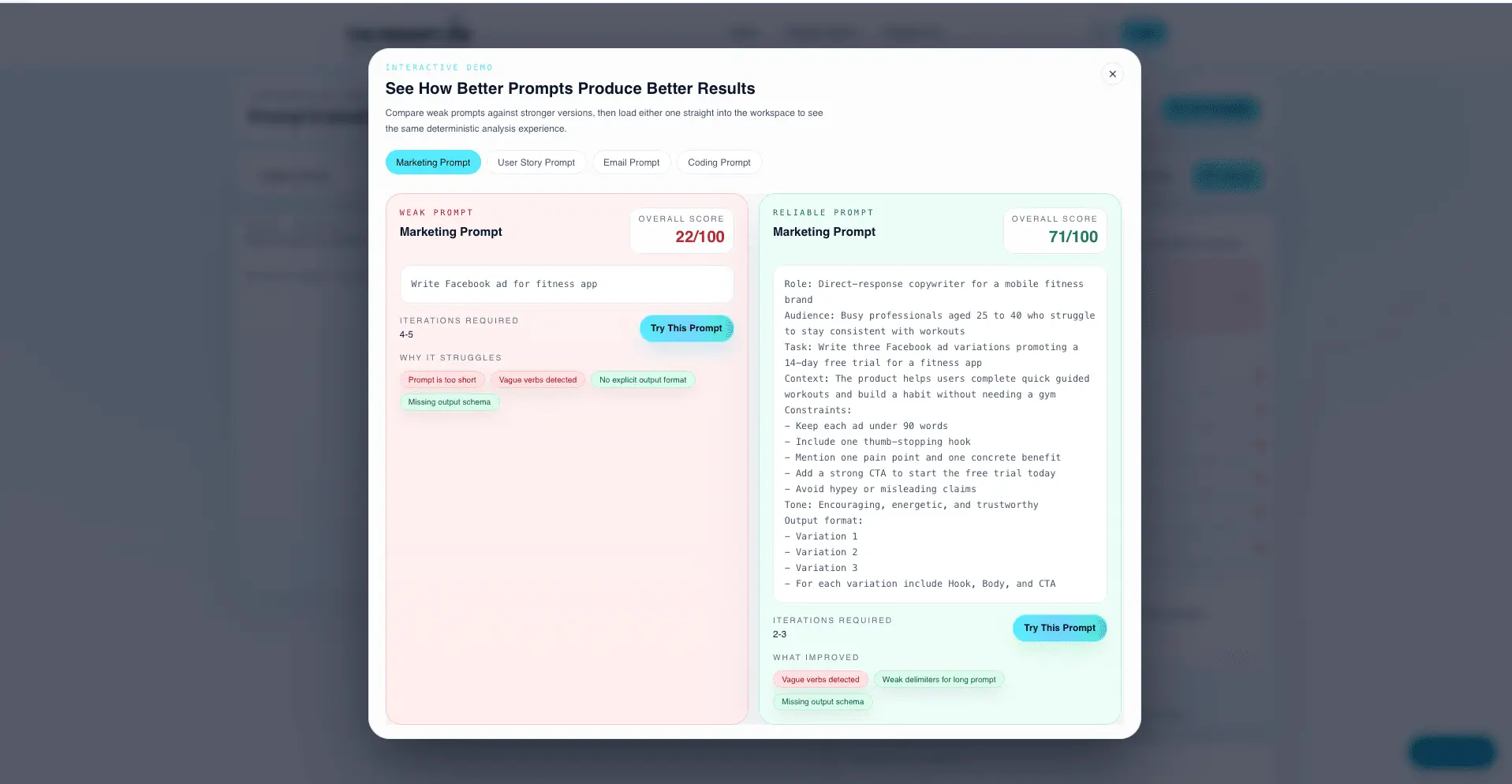 Screenshot 3 of The Prompt Lab
