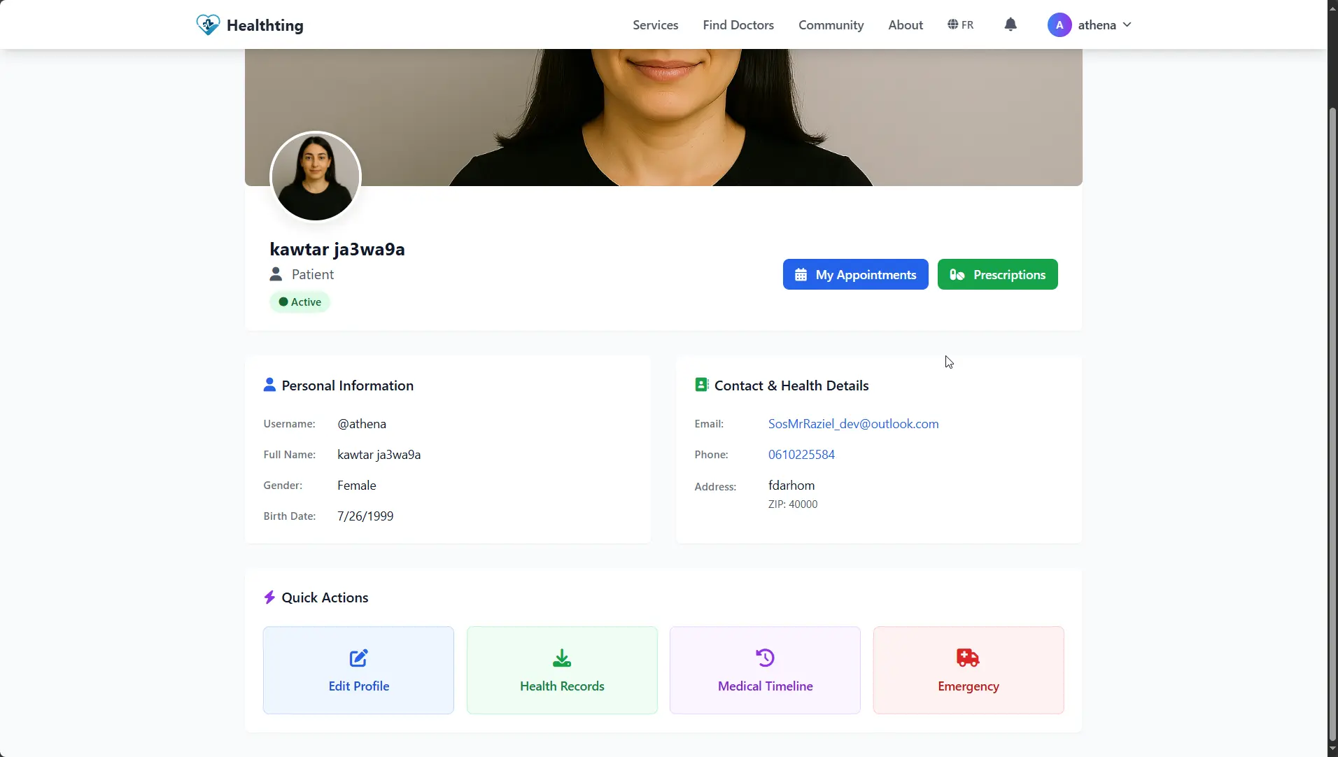 Screenshot 7 of https://www.healthting.com/