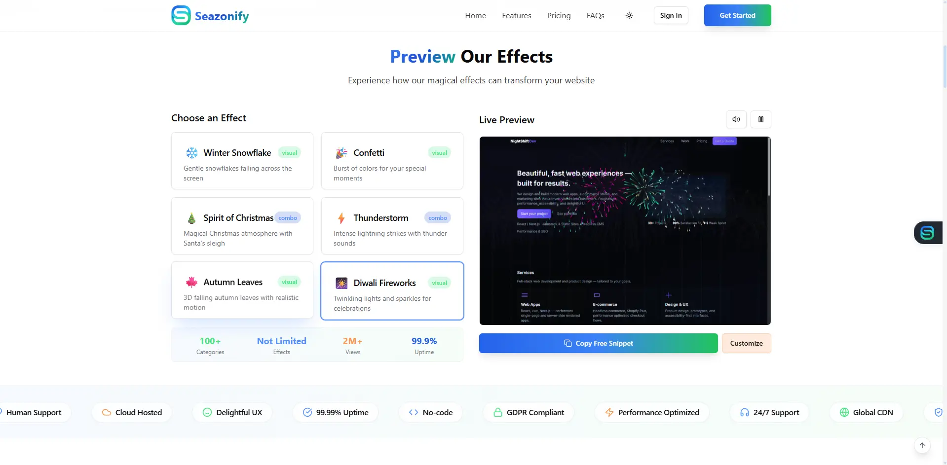 Screenshot 3 of Seazonify