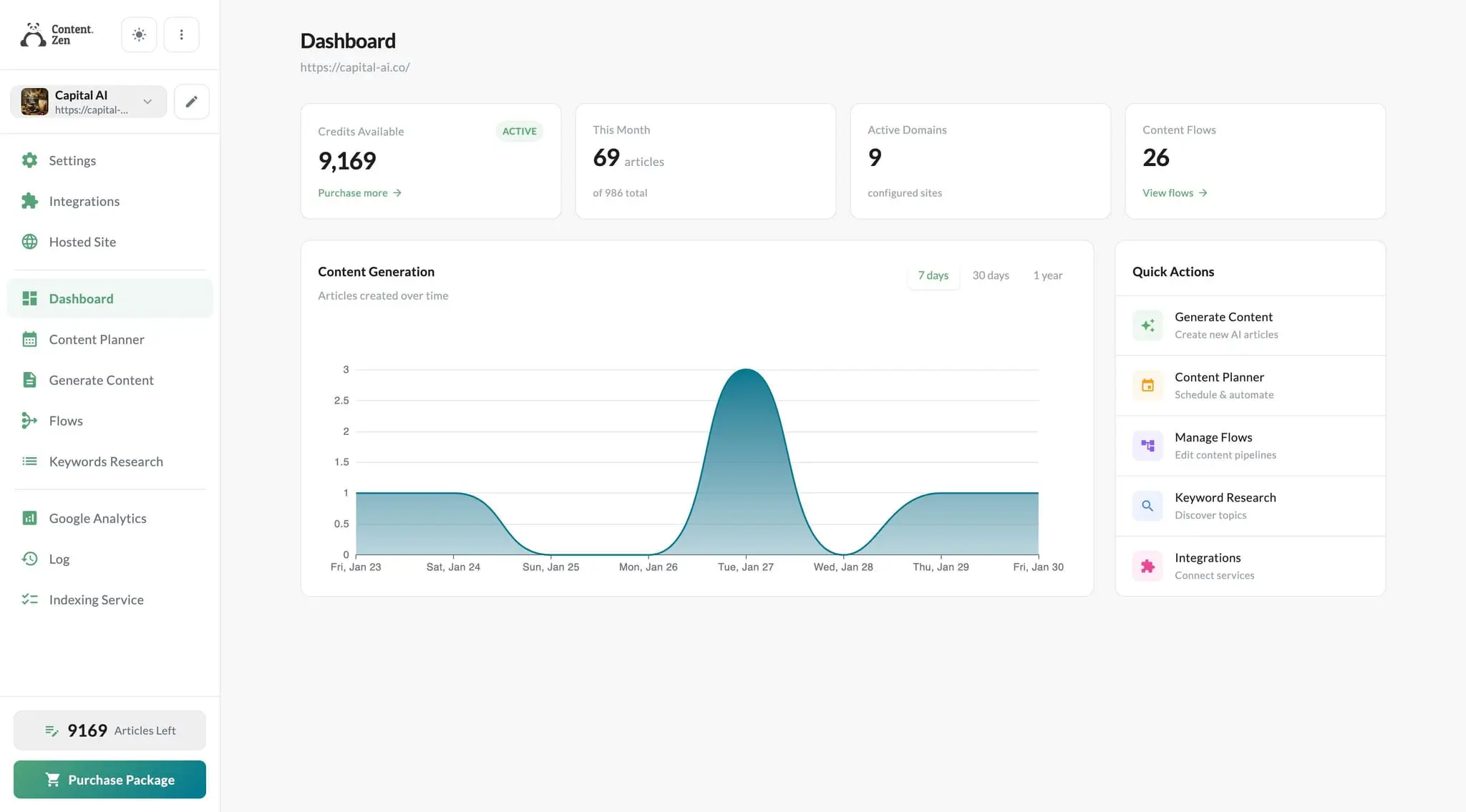 Screenshot 2 of Content Zen