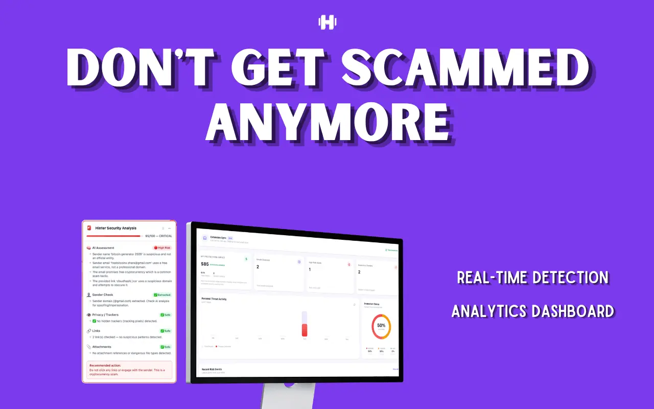 Screenshot 1 of Hinter - Don't get scammed anymore