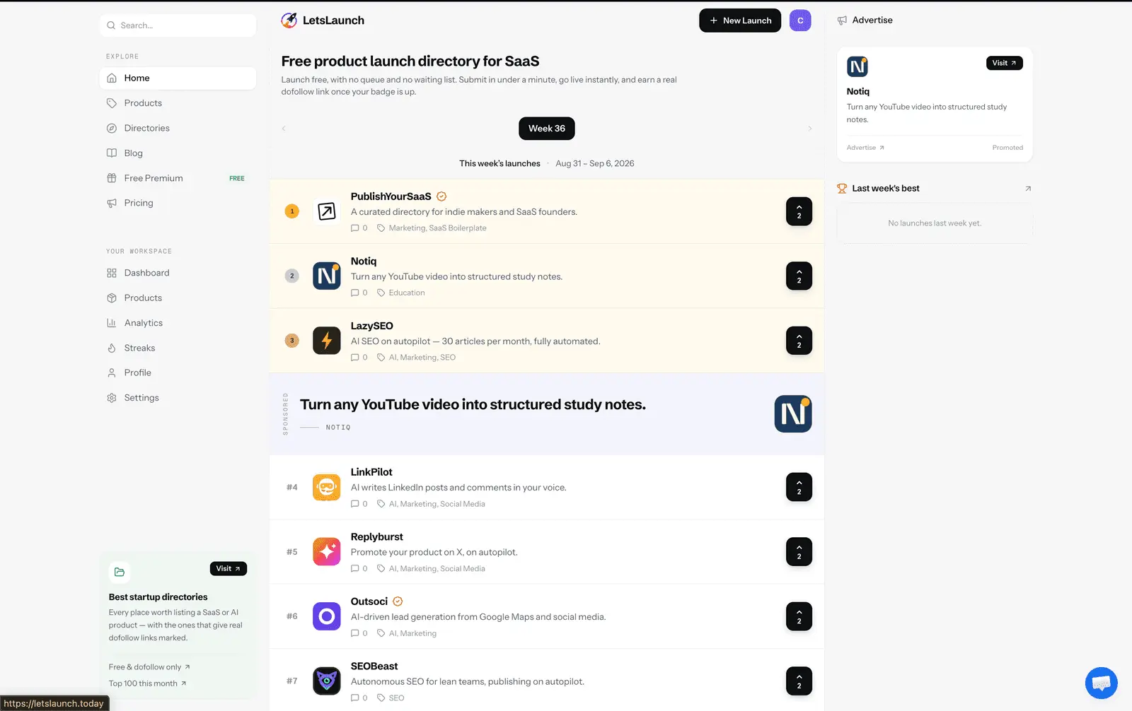 Screenshot 2 of LetsLaunch