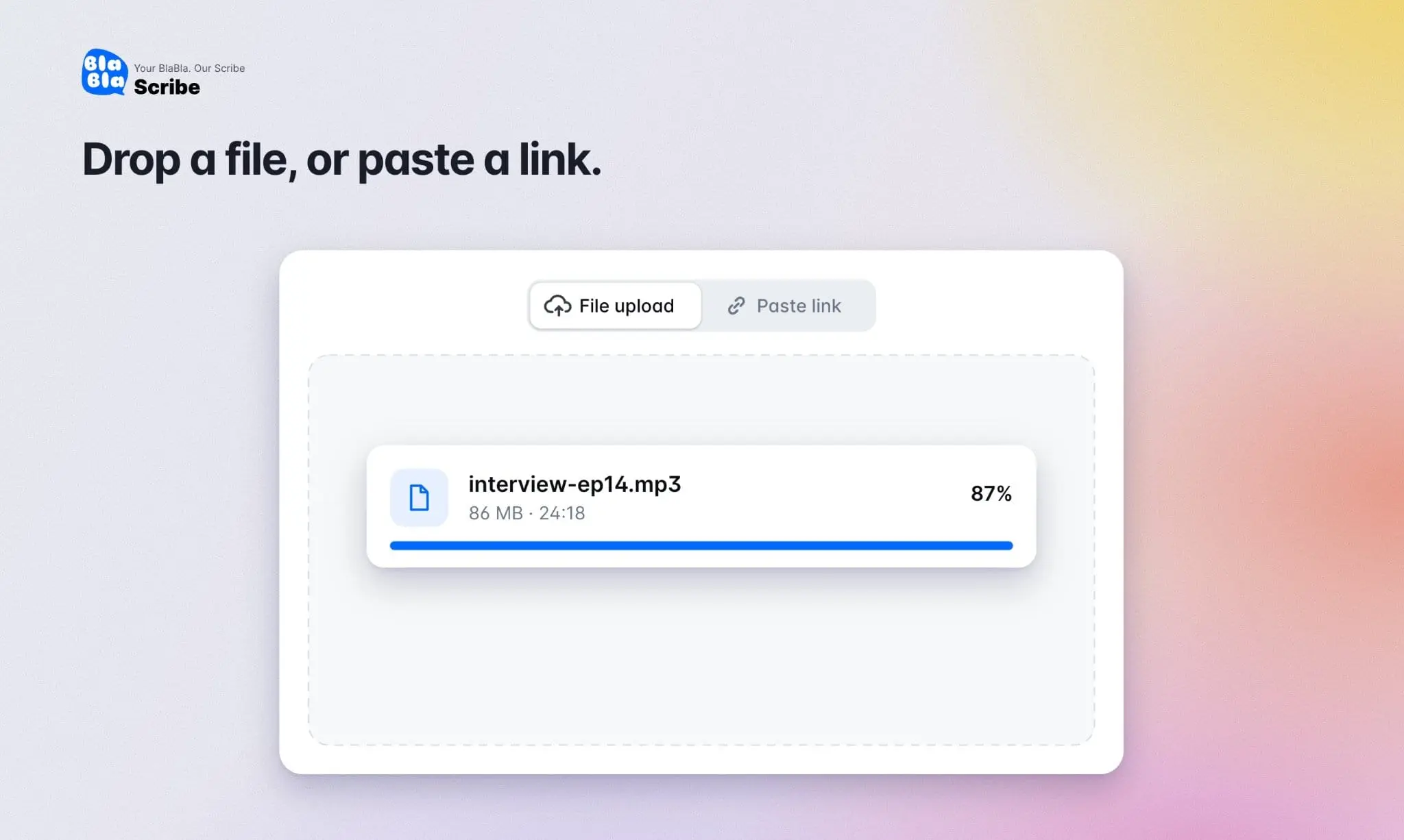 Screenshot 3 of BlaBlaScribe – Transcription & Subtitles