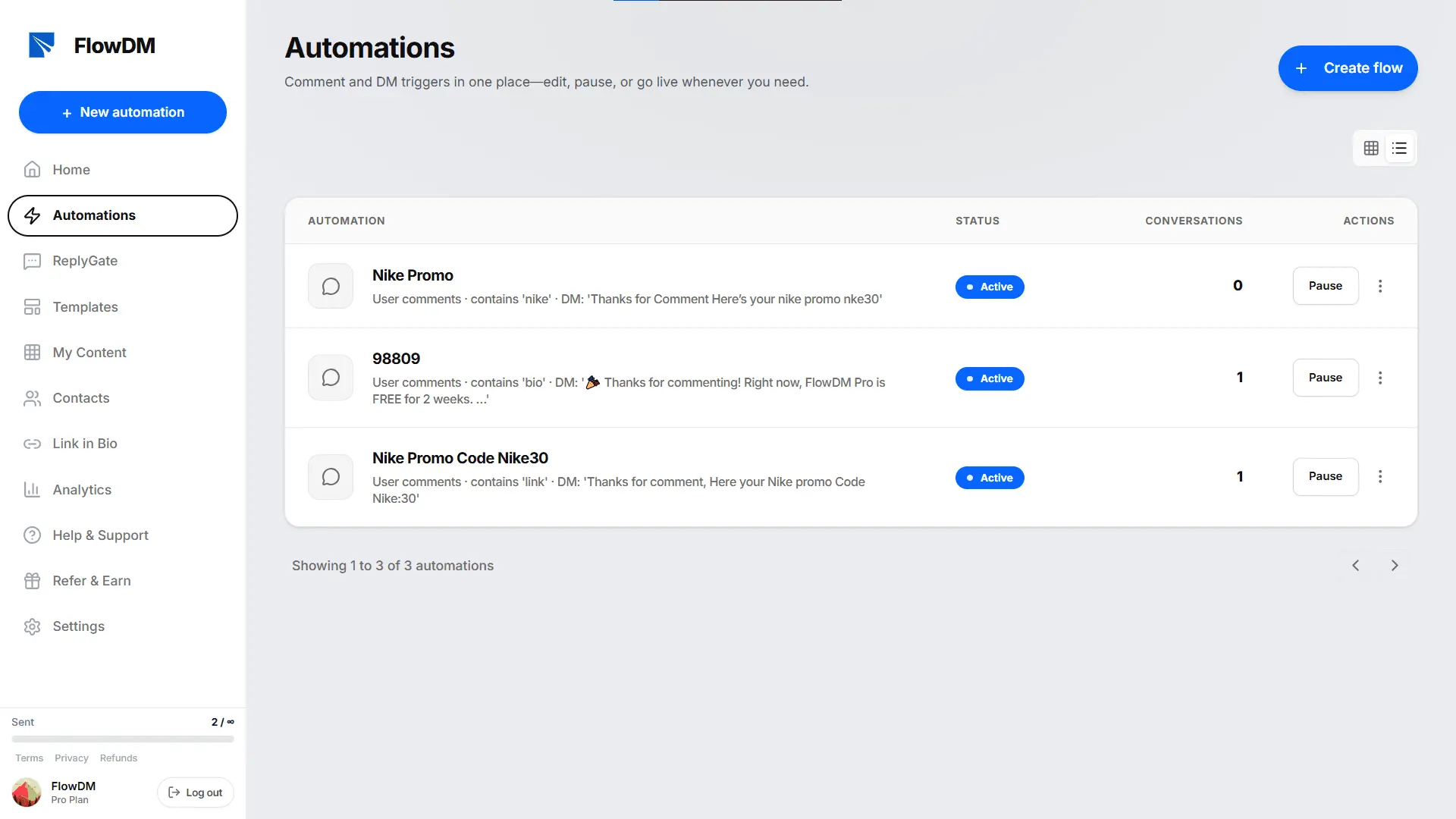 Screenshot 4 of FlowDM