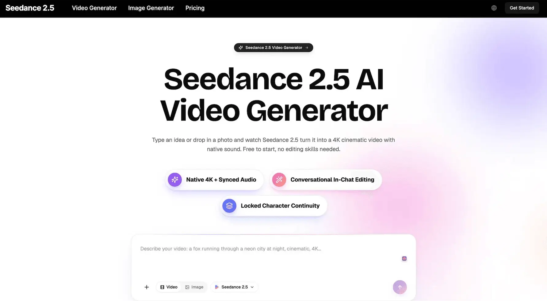 Screenshot 1 of Seedance 2.5