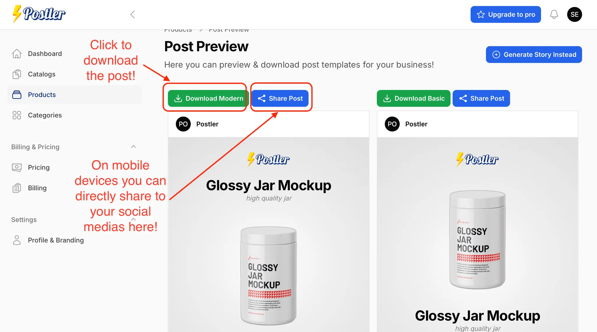 Screenshot 2 of Postler - Product Post Maker