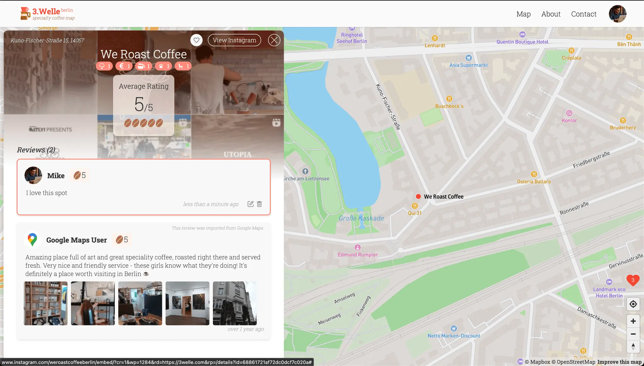 Screenshot 3 of Berlin Coffee Map