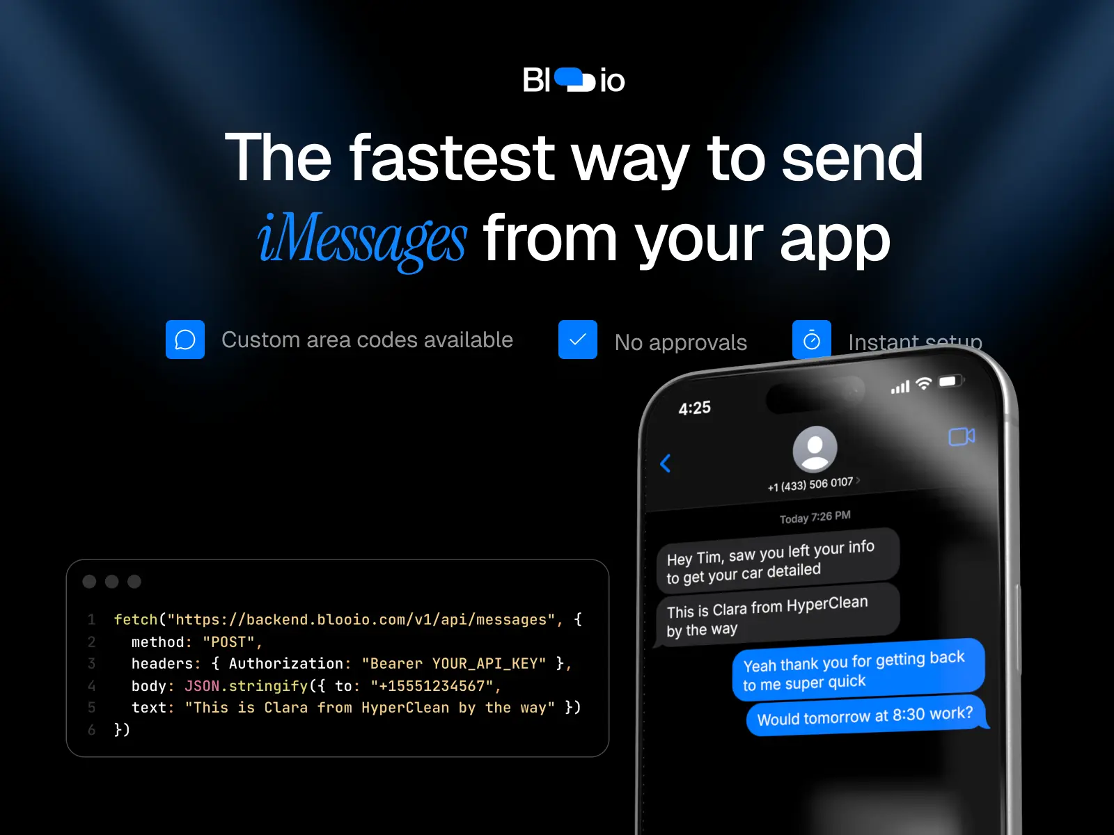 Screenshot 7 of Blooio – blue messages from anywhere