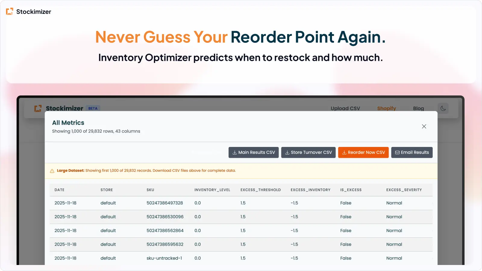 Screenshot 7 of Stockimizer