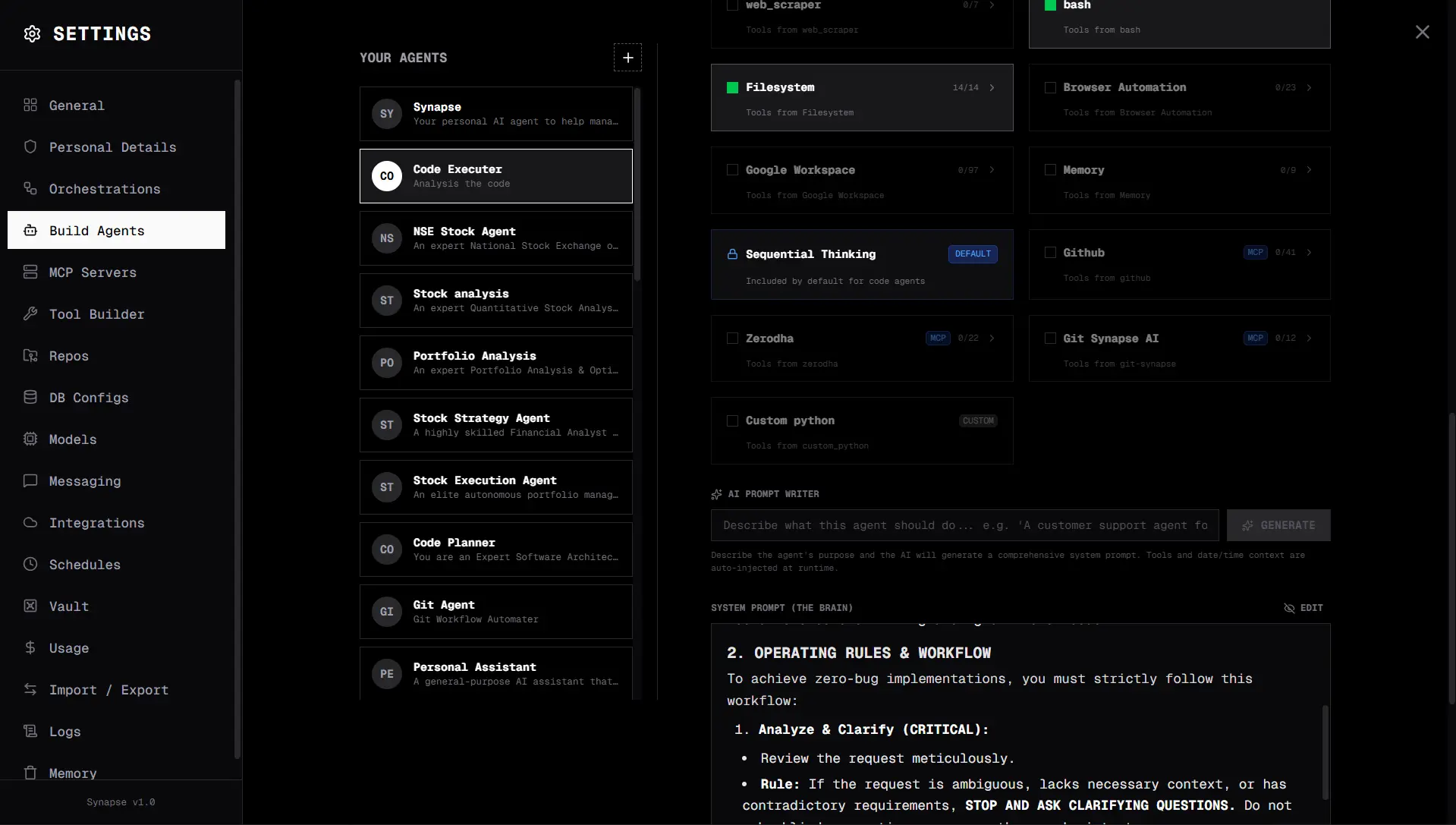 Screenshot 1 of Synapse AI