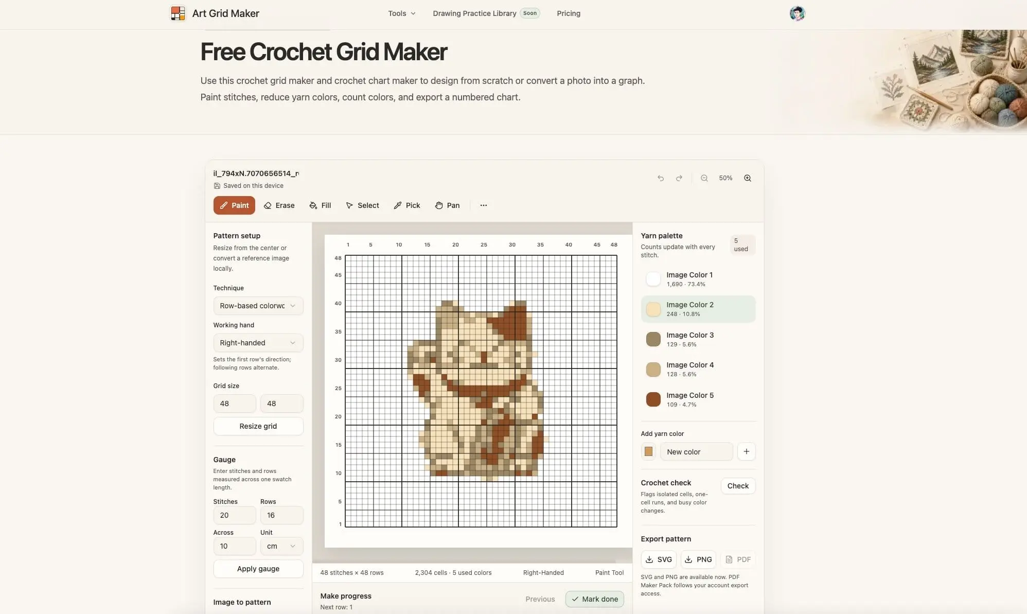 Screenshot 2 of Art Grid Maker