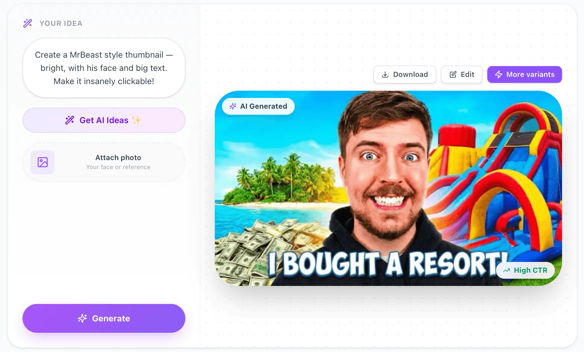 Screenshot 1 of YouTubeGen