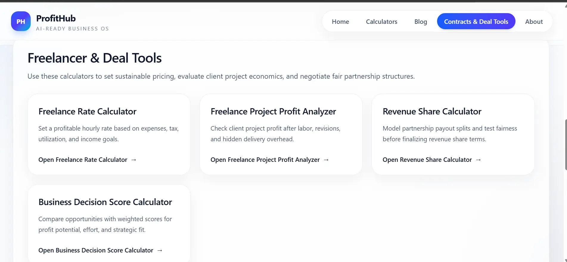 Screenshot 1 of ProfitHub