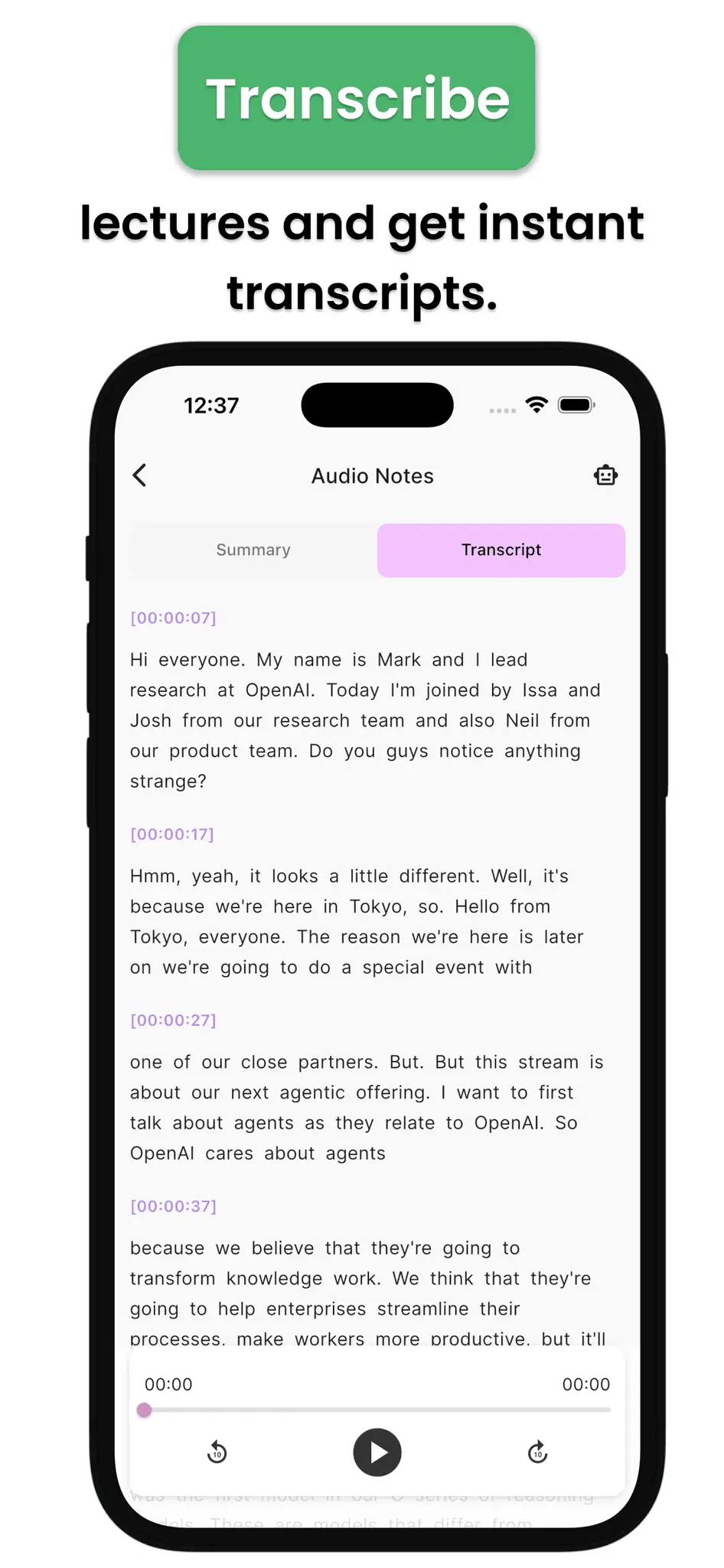 Screenshot 6 of Studr – AI Notetaker