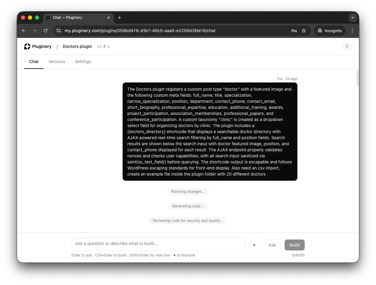 Screenshot 1 of Pluginery