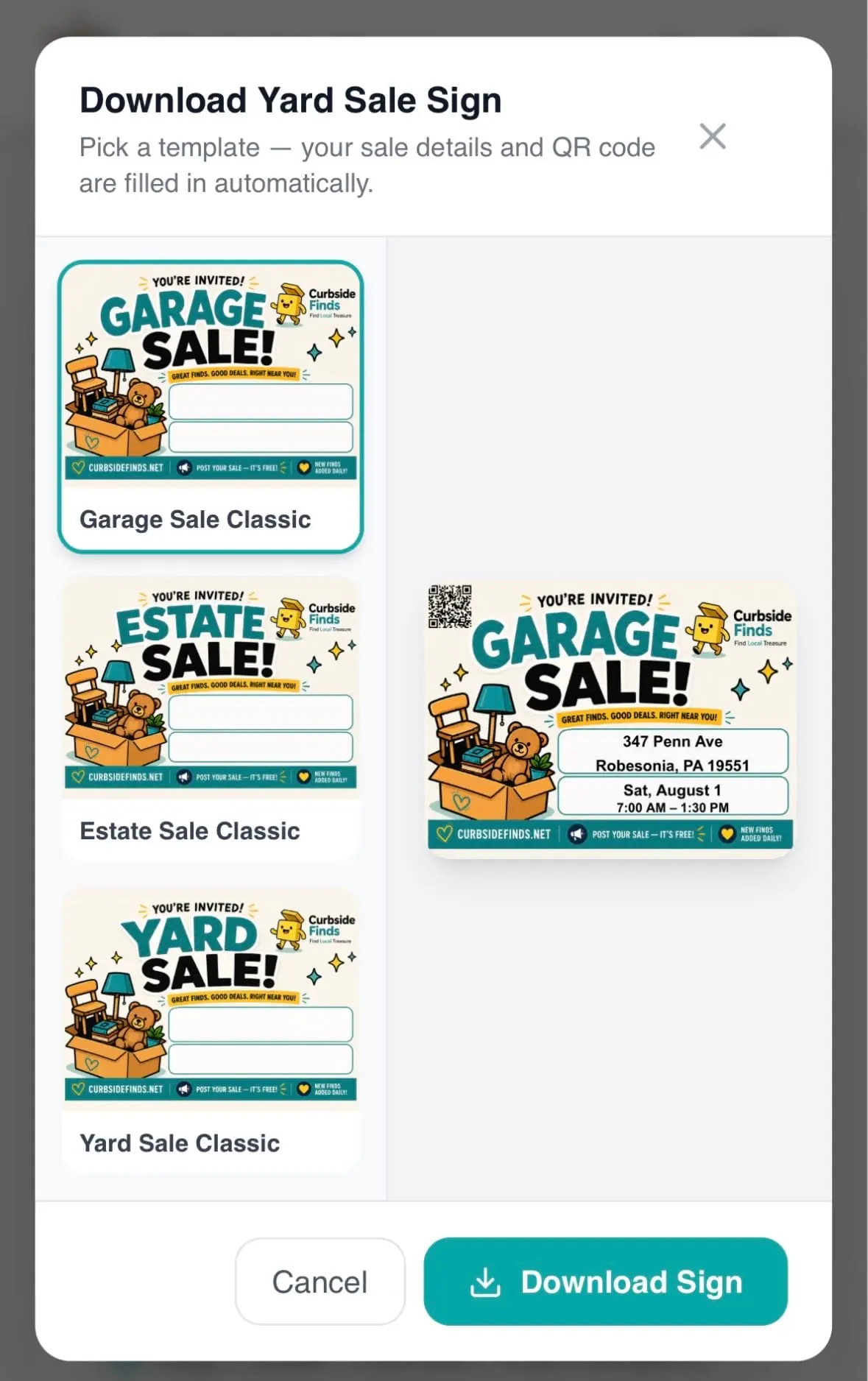 Screenshot 3 of Curbside Finds