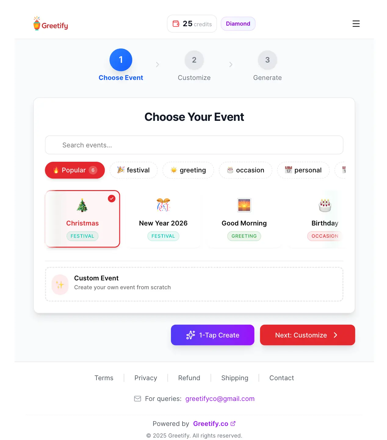 Screenshot 3 of Greetify